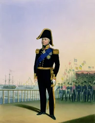 Porträt von König Wilhelm IV. (1765-1837) Tafel 14 aus 